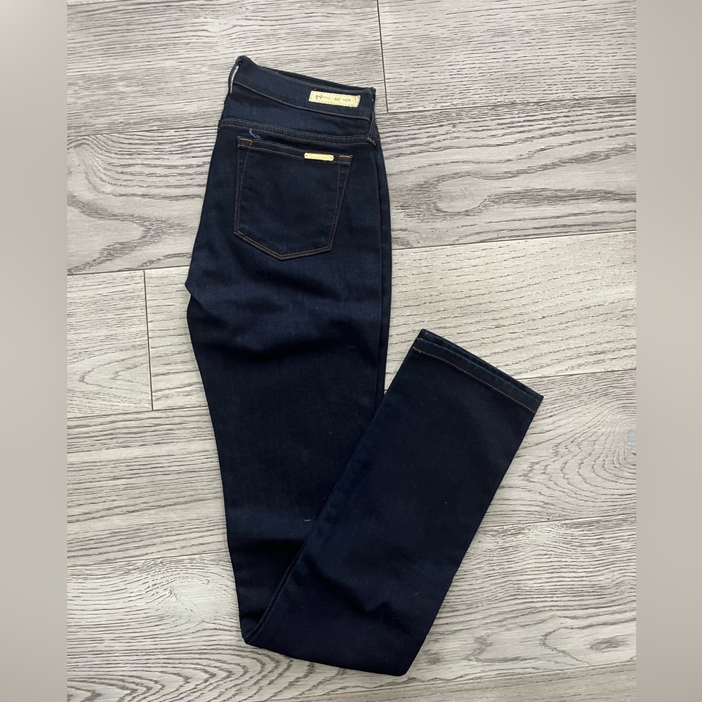 Michael Kors Women's Straight leg Jeans - Dark Blue